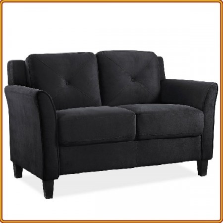 Life Black - Màu Đen : Ghế Sofa Đôi + 2 Chổ Ngồi - Ngang 147cm 